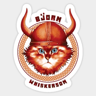 Bjorn Whiskerson Sticker